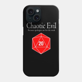 DND Chaotic Evil Phone Case