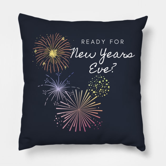 Ready for New Years Eve? Pillow by Budwood Designs