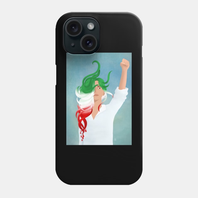 Women life freedom Phone Case by Yael Hofri