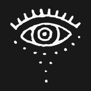 Abstract Tattoo Eye, Cool Grunge Surreal Art T-Shirt