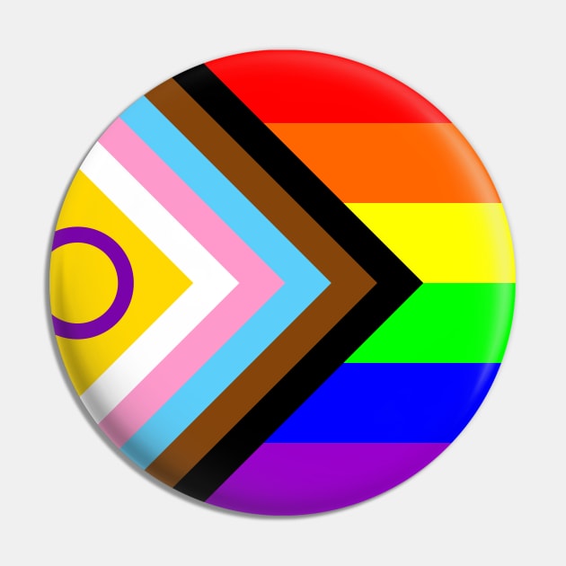 Progress Pride Flag Pin by tuditees