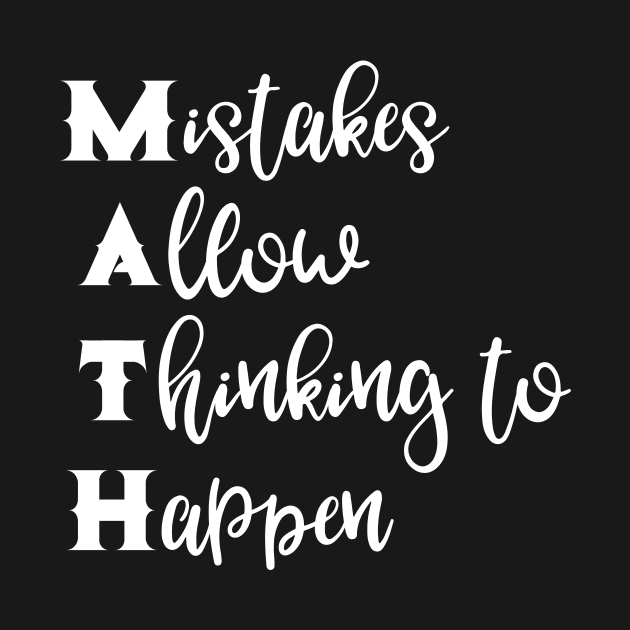 Mistakes Allow Thinking to Happen by DANPUBLIC