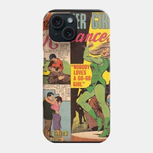 Vintage Romance Comic Book Cover - Career Girl Romances Phone Case