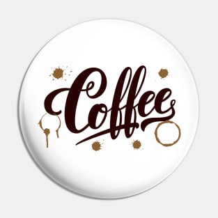 Coffee Give Me Power Pin