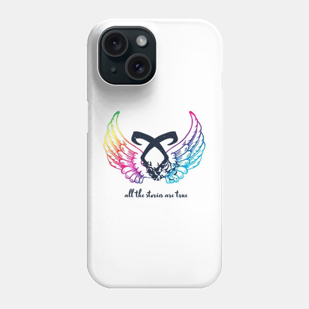 Stories are true rainbow Phone Case by nathsmagic