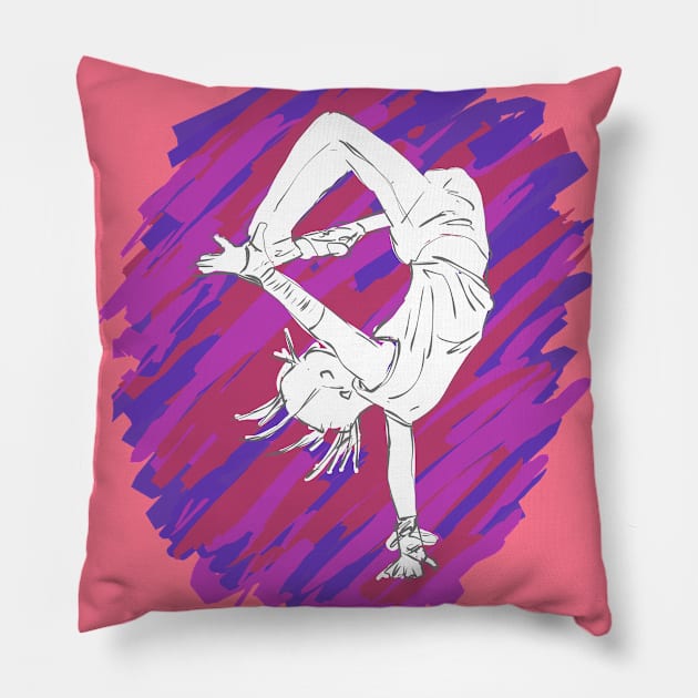 Dance 29 by PK.digart Pillow by PK.digart