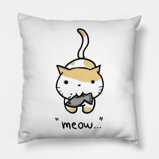 Meow Cat Pillow