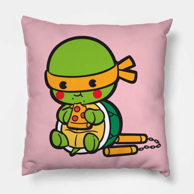 Mascot Ninja Pillow by flyingmouse365