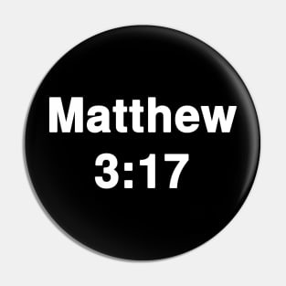 Matthew 3:17 Pin