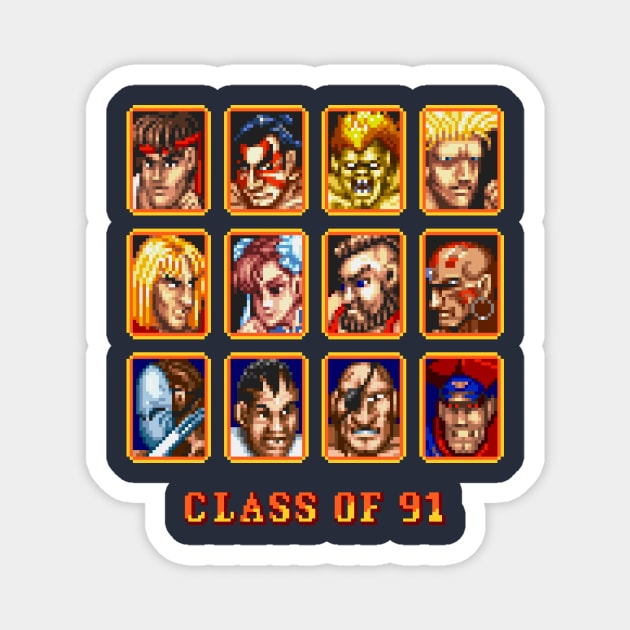 Class of 91 Magnet by Quillix