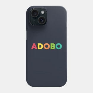 adobo texts Phone Case