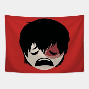 Weary Face Zuko emoji Tapestry