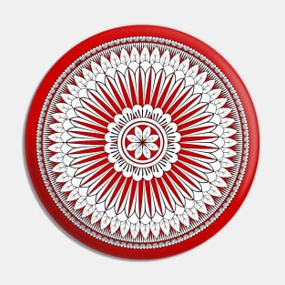 Round Mandala Pin