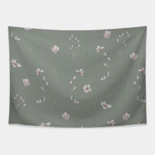 Delicate Flower Pattern Tapestry