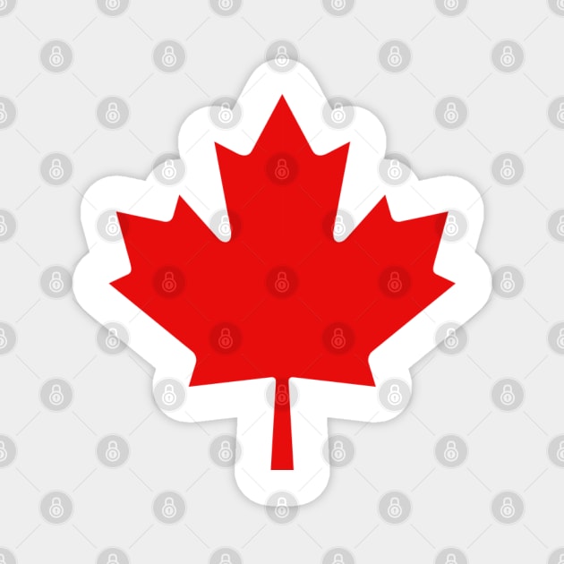 FLAG OF CANADA Magnet by gold package