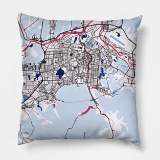 Daegu - South Korean MilkTea City Map Pillow