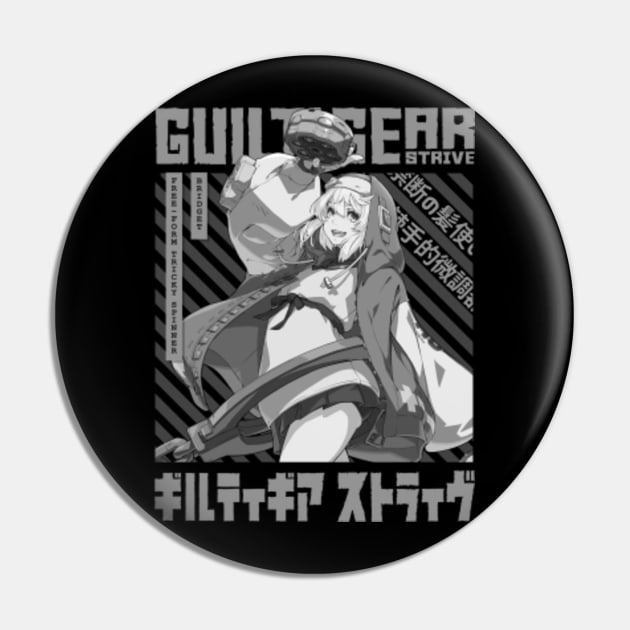 Bridget Guilty Gear Strive Pin by BlueRoyalTiger