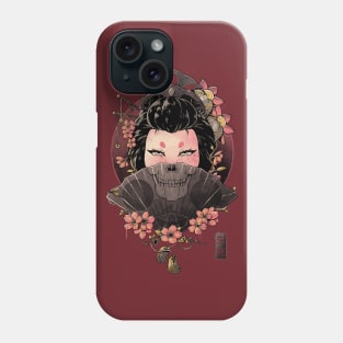 Death and Mystery - Skull Dark Geisha Gift Phone Case