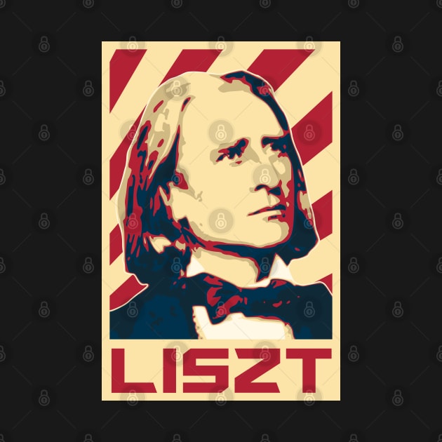 Franz Liszt Retro Propaganda by Nerd_art