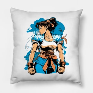 Chun Li Street Fighter - Original Artwork Pillow