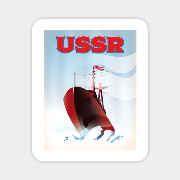 USSR Ice Breaker Magnet by nickemporium1