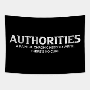 Authoritis Author Quote and Writers Gifts Writing Writer Tapestry