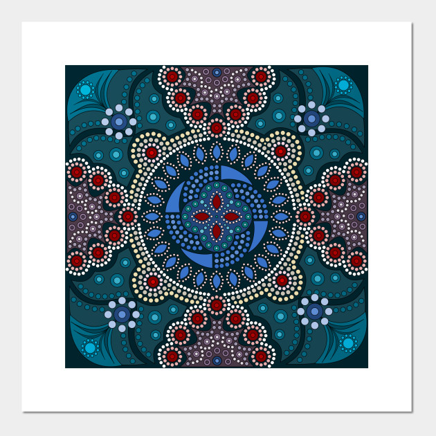 Dot Painting Meets Mandalas 16 1 Aboriginal Posters And Art