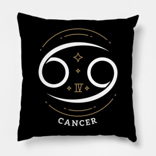 Cancer Zodiac Sign Horoscope Birthday Present Gift Pillow