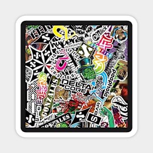 sticker bombe art Magnet