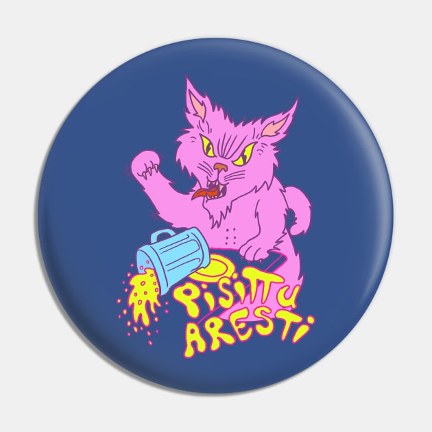 Stray Cat I do what I want! Pisittu Aresti - by Miskel Design Pin by miskel