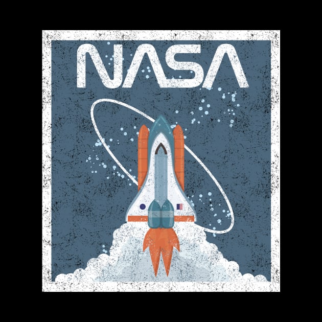 NASA retro shuttle by PaletteDesigns