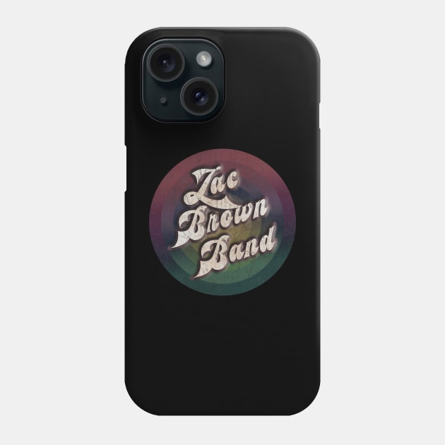 retro vintage circle Zac Brown Band Phone Case by NamaMarket01