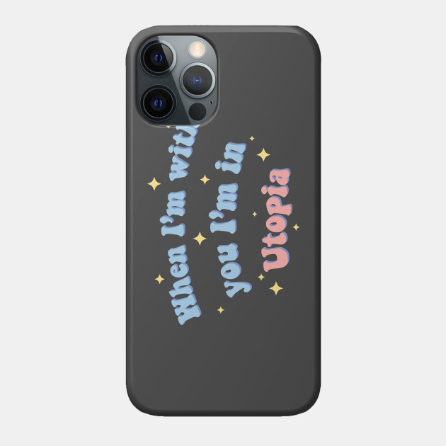 BTS Jungkook when I'm with you I'm in utopia - Jungkook - Phone Case