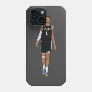 Victor Wembanyama Digital Illustration Phone Case