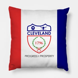 Flag of Cleveland, Ohio Pillow