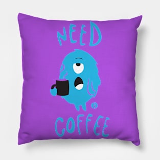 Need Coffee Pillow