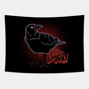 Stay Spooky Crow - Halloween! Tapestry