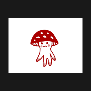 Sad little red mushroom T-Shirt