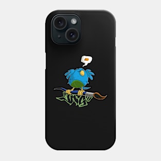 Graffiti bird Phone Case