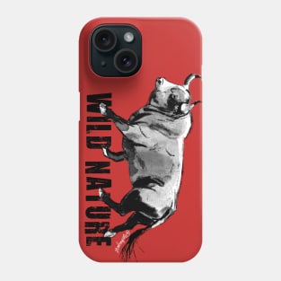 Wild bull Phone Case