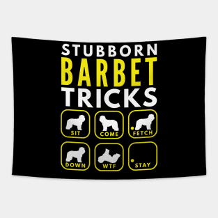 Stubborn Barbet Tricks - Dog Training Tapestry