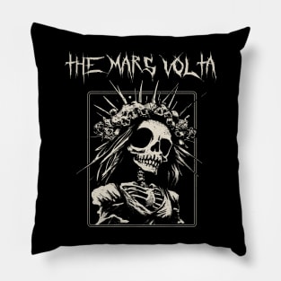 the mars volta bridge skull Pillow