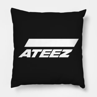 White Ateez Pillow