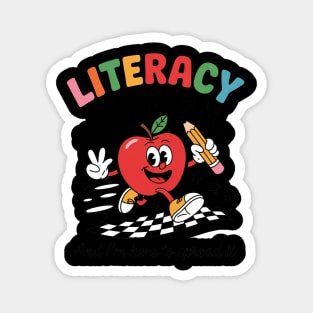 Literacy Is My Jam Literacy Teacher Reading interventionist 5 Magnet