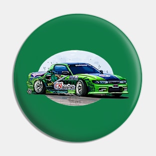 Nissan Silvia Drift Ninja turtles Pin