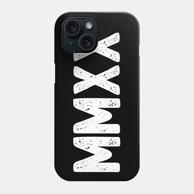 Happy New Year 2020 MMXX Phone Case by threefngrs