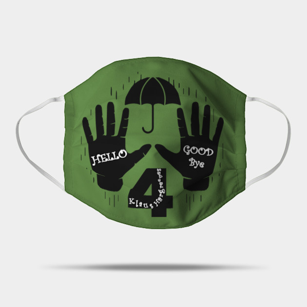 Hello Goodbye Klaus Hargreeves The Prophet Hands Hello Goodbye Hands Mask Teepublic