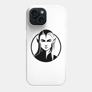 Minimalist Vector Elven Noble Phone Case