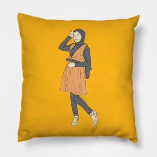 Yellow Dress Pillow