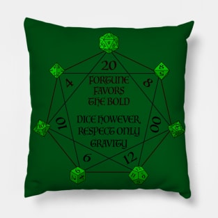 Fortune favors the bold Pillow